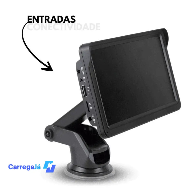 Multimídia Universal com AndroidAUTO e Apple CarPlay + Câmera de Ré 🎁
