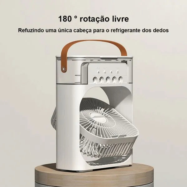 Mini Ventilador e Umidificador de Ar Portátil Castiliani
