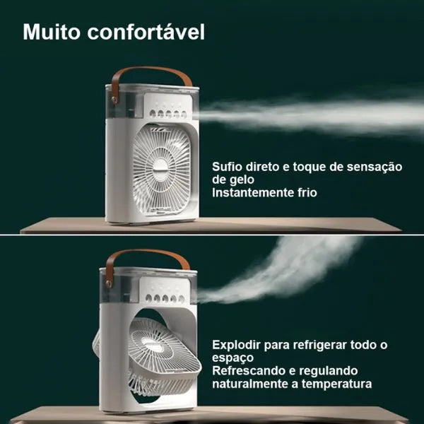 Mini Ventilador e Umidificador de Ar Portátil Castiliani