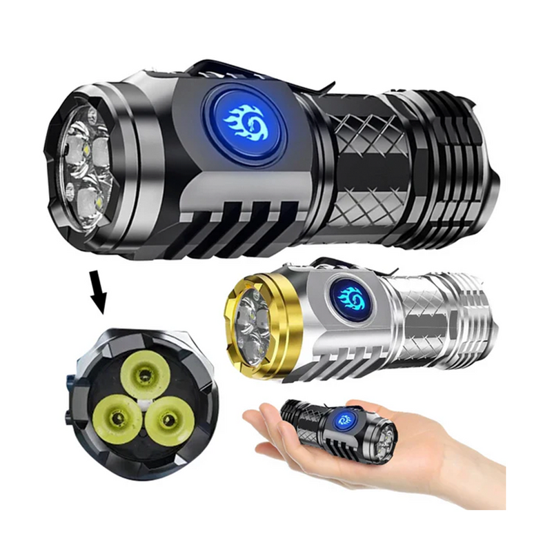 COMPRE 1 LEVE 2 - Lanterna Tática Portátil Indestrutível Power Flash® [ÚLTIMO DIA NA PROMOÇÃO E FRETE GRÁTIS]