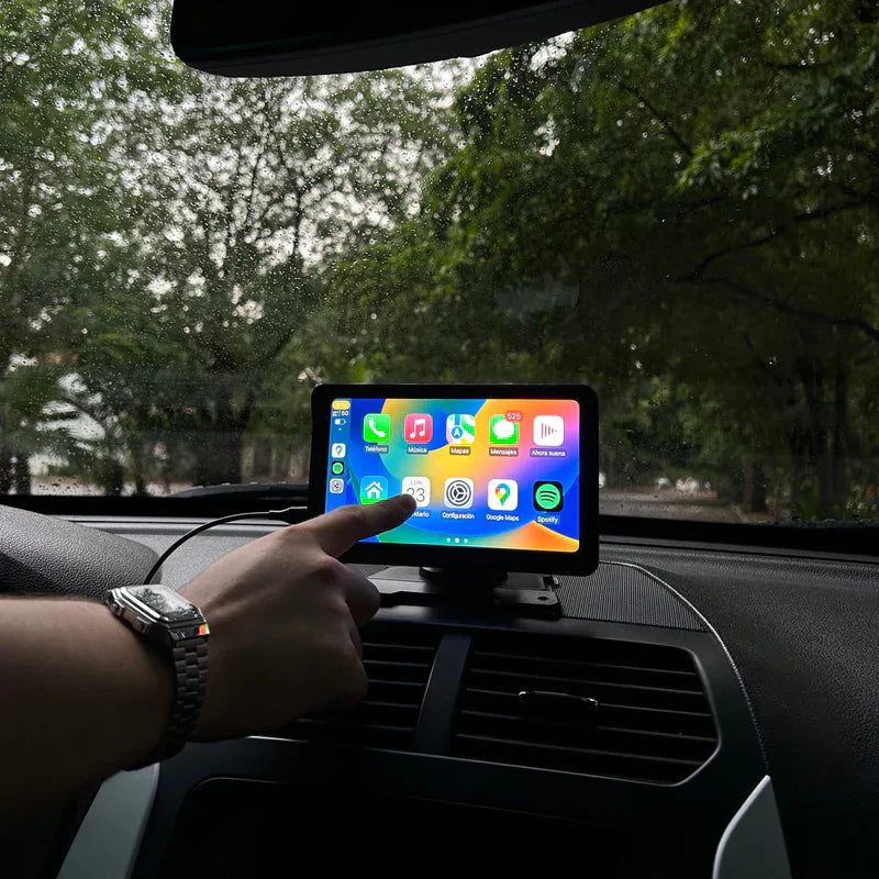 Multimídia Universal com AndroidAUTO e Apple CarPlay + Câmera de Ré 🎁