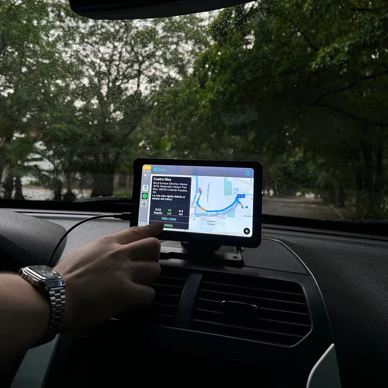 Multimídia Universal com AndroidAUTO e Apple CarPlay + Câmera de Ré 🎁