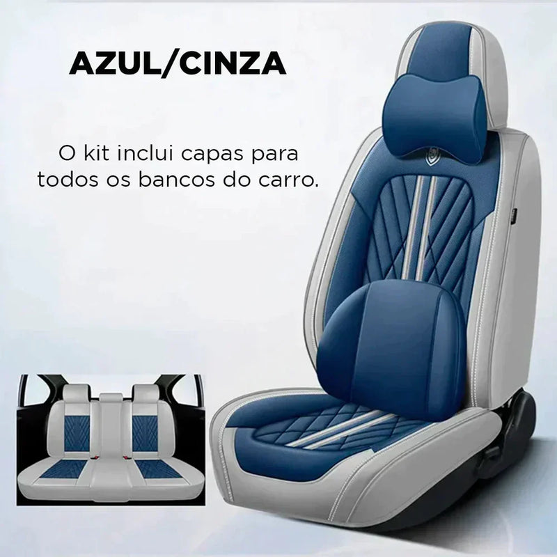 Kit Capas de Bancos Premium | Completo para Bancos Dianteiros e Traseiros [QUEIMA DE ESTOQUE 2025]