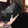 Bolsa Feminina Transversal de Couro Legítimo - Elegancy