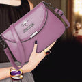 Bolsa Feminina Transversal de Couro Legítimo - Elegancy
