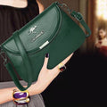 Bolsa Feminina Transversal de Couro Legítimo - Elegancy
