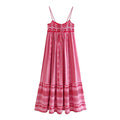Vestido Mirian Longo Detalhe em Crochê