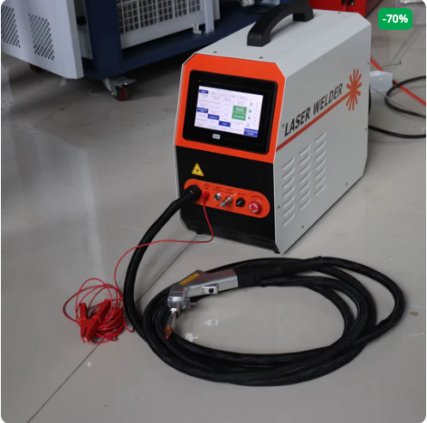 Máquina de Solda Laser Portátil Multiprocesso 150A Proteção Térmica + Brinde Rolo de Solda