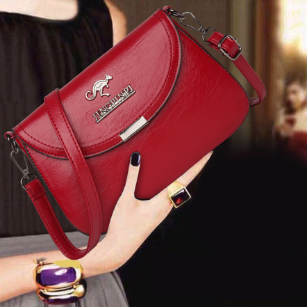 Bolsa Feminina Transversal de Couro Legítimo - Elegancy