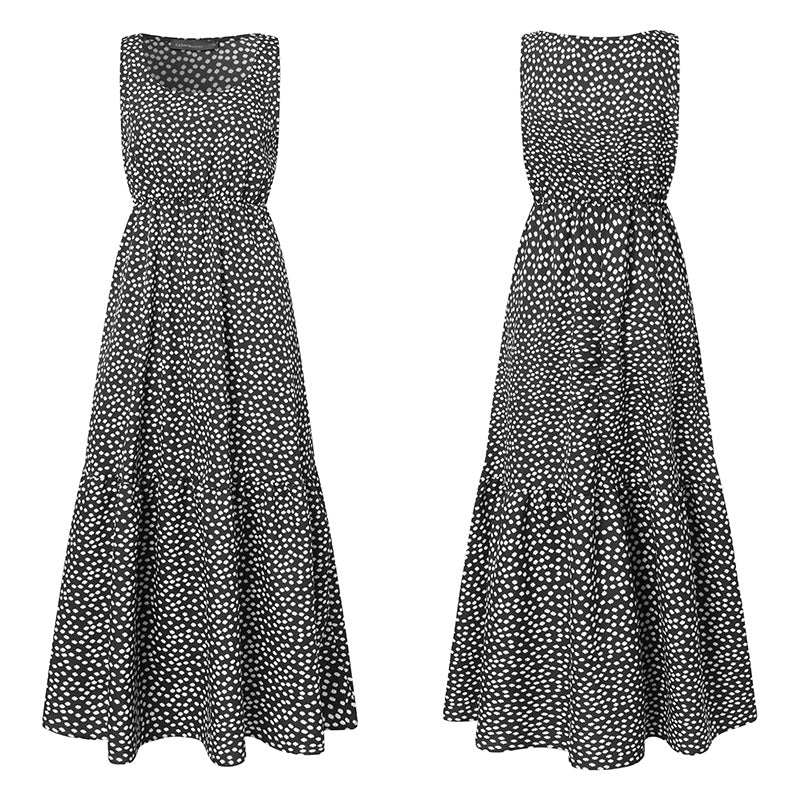 Vestido Lully  Longo sem Manga Fluído - Oncinha