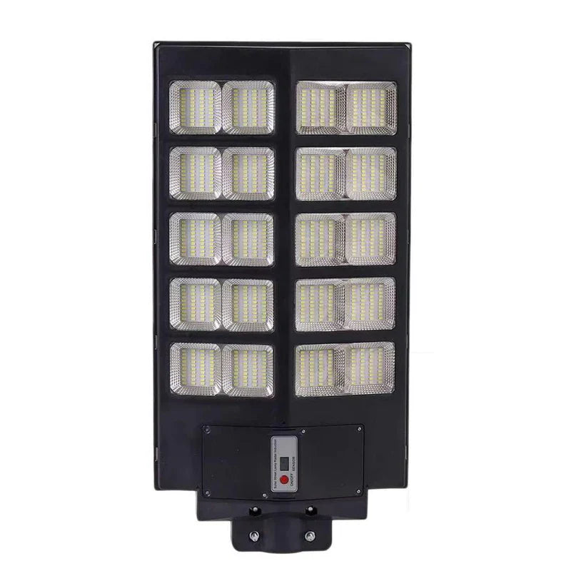 Kit 3 Luminárias LED Solar para Chácaras, Quintal, Comércio e Ruas - Parede ou Poste