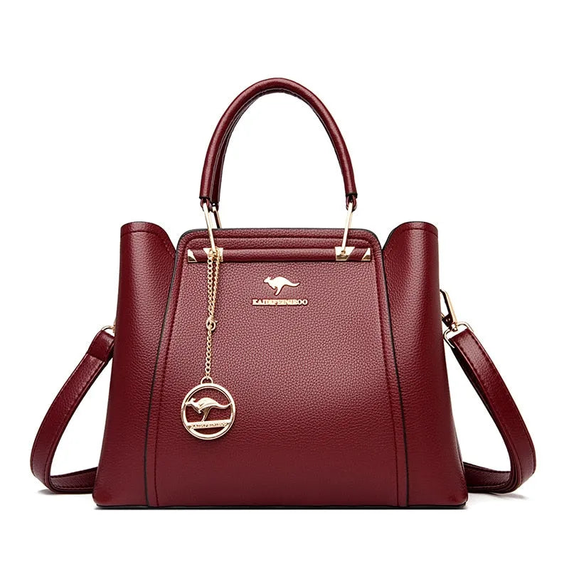 Bolsa Feminina de Couro Legítimo Transversal Luxuosa - Style Couer