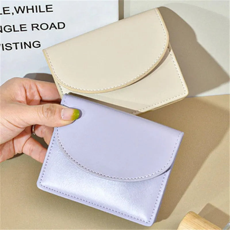 Carteira Feminina Compacta em Couro Modern Slim