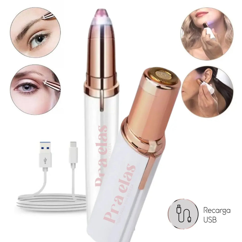 [COMPRE 1 LEVE 2] Kit Beleza - Canetas Depiladoras Facial & Corporal + Sobrancelha